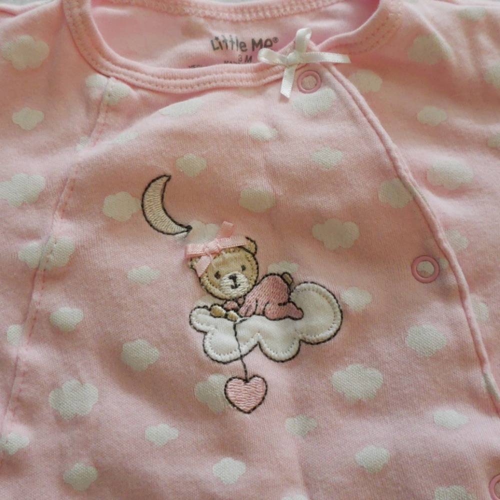 3 Little Me Footie Pajama Bundle - Picture 5 of 6